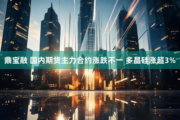 鼎宝融 国内期货主力合约涨跌不一 多晶硅涨超3%