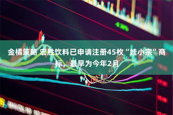 金橘策略 宏胜饮料已申请注册45枚“娃小宗”商标，最早为今年2月