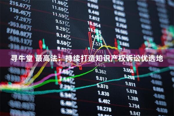 寻牛堂 最高法：持续打造知识产权诉讼优选地